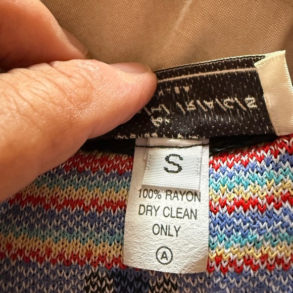 Brenda French for French Rags Black and White Cardigan with Crystal Flowers - Picture 9 of 9